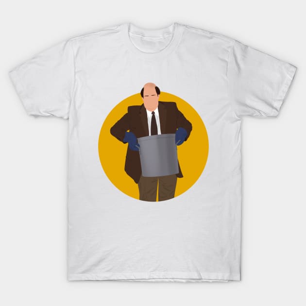 Office Kevin Malone with Chili Pot Meme Fan Art T-Shirt by senaeksi